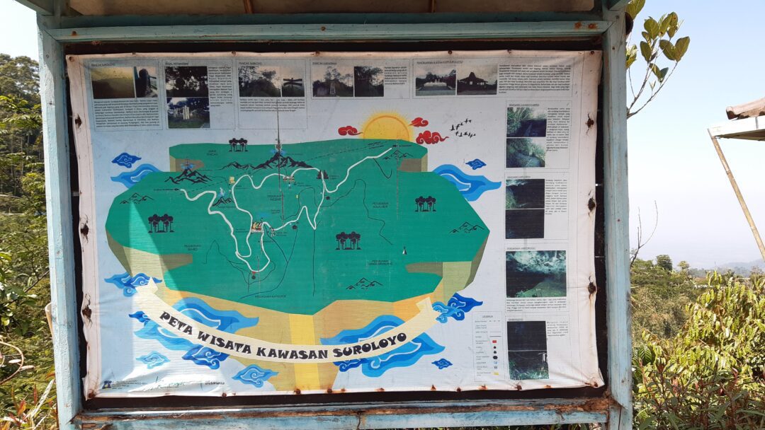 peta wisata Puncak Suroloyo